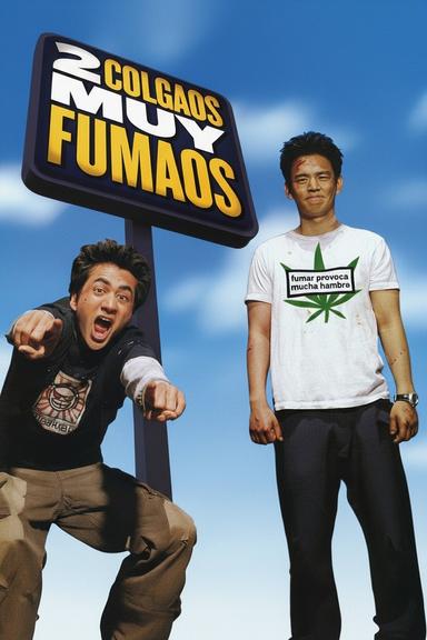 Dos colgaos muy fumaos