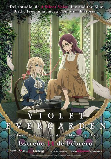 Violet Evergarden: La eternidad y la muñeca de recuerdos automáticos