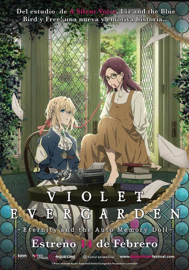 Violet Evergarden: La eternidad y la muñeca de recuerdos automáticos