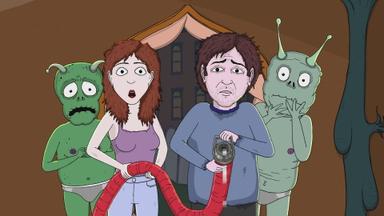 Jeff y unos aliens 1x5